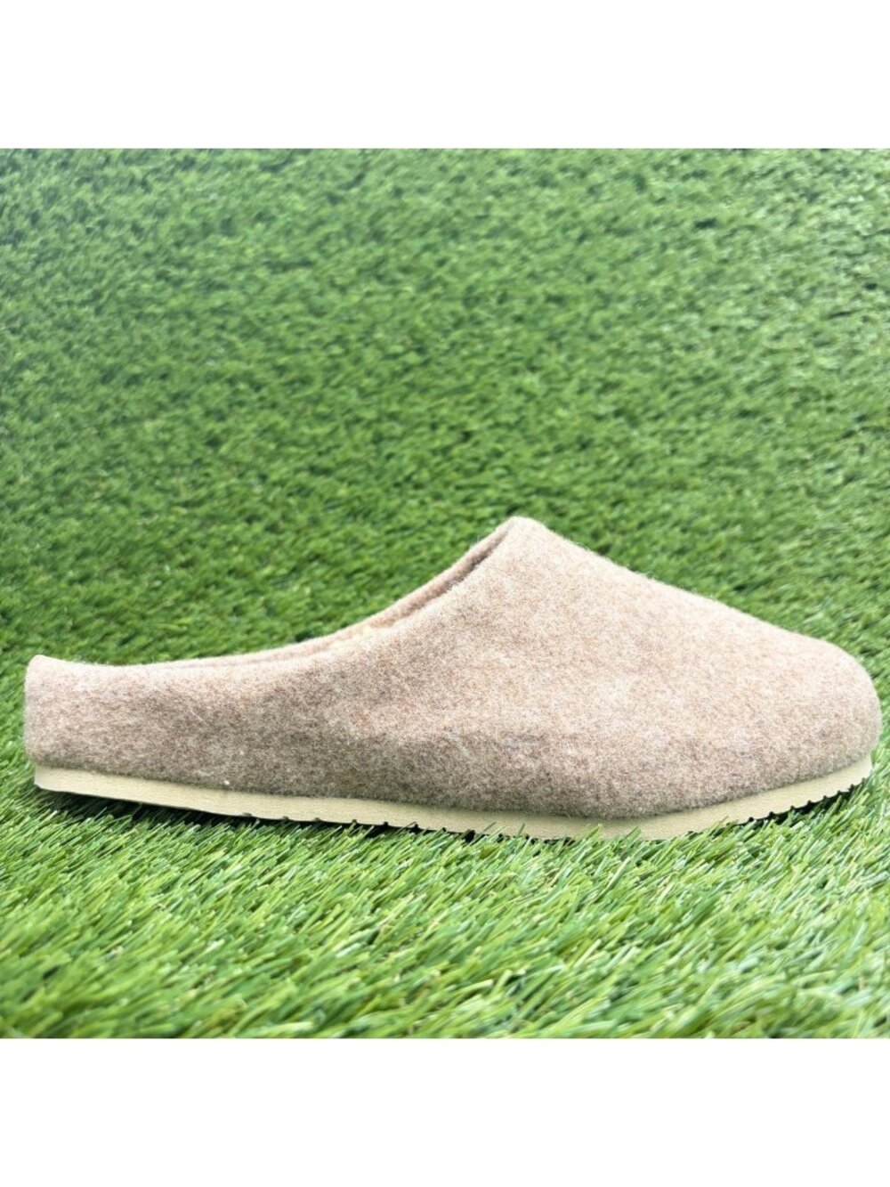 Allbirds Wool Slippers Mens Size 8 Womens 9.5 Beige Casual Mule House Shoes
